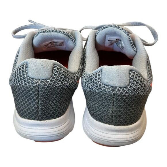 Nike Revolution 3 Wolf Grey Hyper Orange Women's Tennis Shoes Sneakers 8.5 - Picture 5 of 6